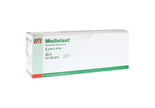 MOLLELAST Binden 6 cmx4 m weiß – PZN 04781543 (PZN 04781543)