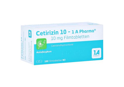 Cetirizin 10-1A Pharma – PZN 03823707 (PZN 03823707)