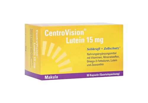 CENTROVISION Lutein 15 mg Kapseln – PZN 15401302 (PZN 15401302)