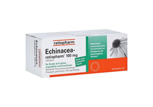 Echinacea-ratiopharm 100mg – PZN 03927157 (PZN 03927157)