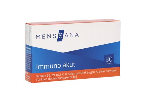 IMMUNO AKUT MensSana Kapseln – PZN 09706747 (PZN 09706747)