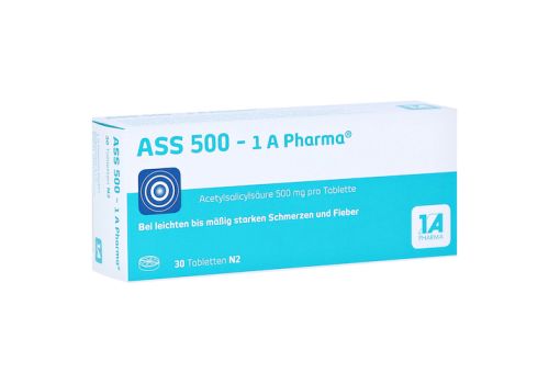 ASS 500-1A Pharma – PZN 08612429 (PZN 08612429)