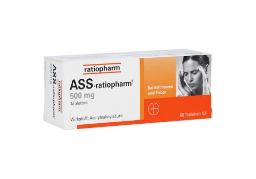 ASS-ratiopharm 500mg – PZN 03404867 (PZN 03404867)