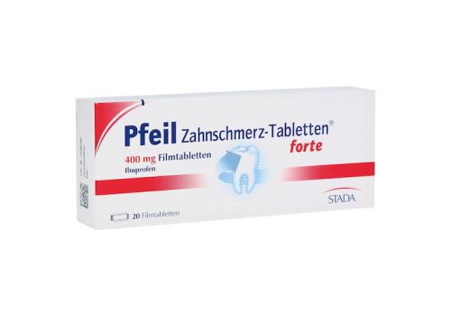 Pfeil Zahnschmerz-Tabletten forte 400mg – PZN 00410560 (PZN 00410560)