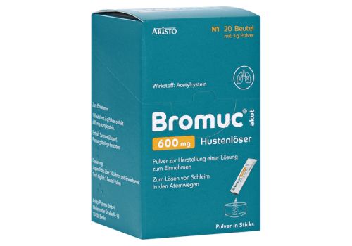 Bromuc akut 600mg Hustenlöser – PZN 11353150 (PZN 11353150)