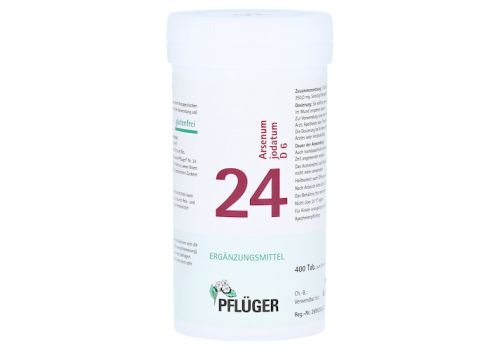 BIOCHEMIE Pflüger 24 Arsenum jodatum D 6 Tabletten – PZN 06323098 (PZN 06323098)
