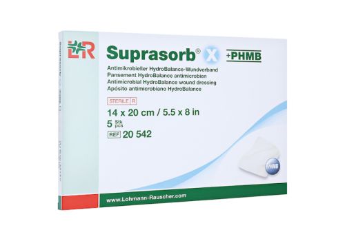 SUPRASORB X+PHMB HydroBalance Wundverb.14x20 cm – PZN 03490849 (PZN 03490849)