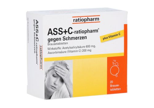 ASS+C-ratiopharm gegen Schmerzen – PZN 03435448 (PZN 03435448)