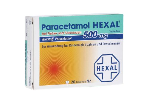 Paracetamol 500mg HEXAL bei Fieber und Schmerzen – PZN 03485558 (PZN 03485558)