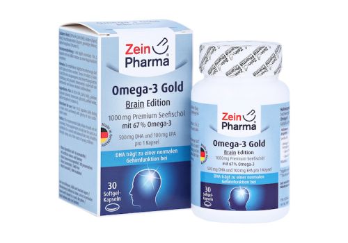 Omega-3 Gold Gehirn DHA 500mg/EPA 100mg – PZN 11235462 (PZN 11235462)