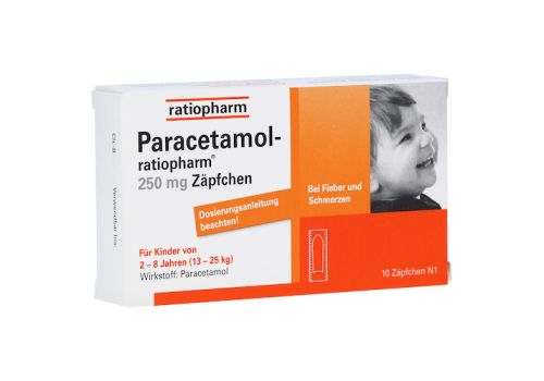 Paracetamol-ratiopharm 250mg – PZN 03953597 (PZN 03953597)