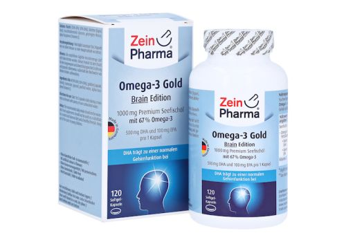 Omega-3 Gold Gehirn DHA 500mg/EPA 100mg – PZN 11235574 (PZN 11235574)