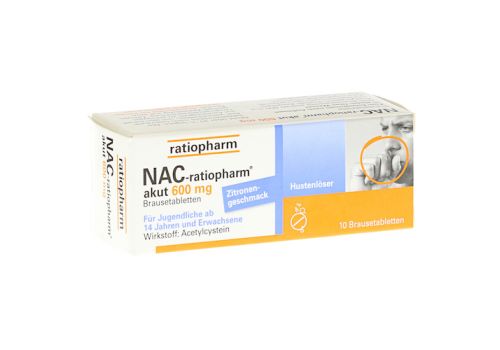 NAC-ratiopharm akut 600mg Hustenlöser – PZN 06322992 (PZN 06322992)
