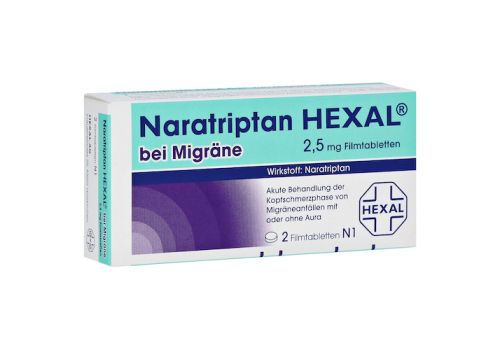 Naratriptan HEXAL bei Migräne 2,5mg – PZN 09334719 (PZN 09334719)