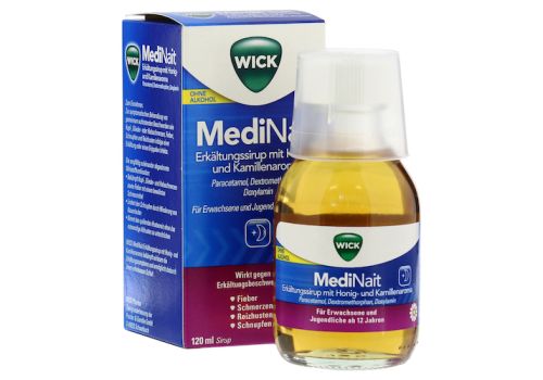 WICK MediNait Erkältungssirup mit Honig-und Kamillenaroma – PZN 06156393 (PZN 06156393)