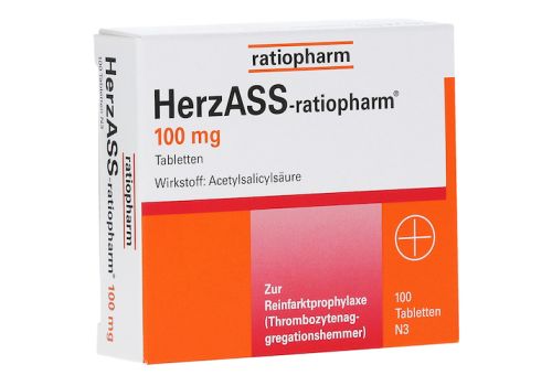 HerzASS-ratiopharm 100mg – PZN 04561936 (PZN 04561936)