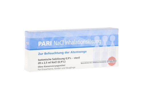 PARI NaCl Inhalationslösung Ampullen – PZN 03109789 (PZN 03109789)