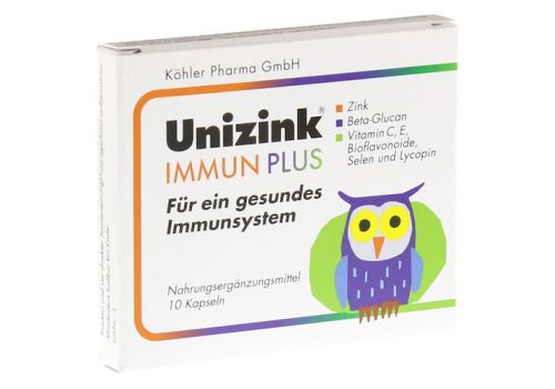 UNIZINK Immun Plus Kapseln – PZN 05489187 (PZN 05489187)