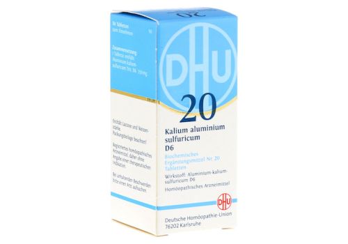 BIOCHEMIE DHU 20 Kalium alum.sulfur.D 6 Tabletten – PZN 01196212 (PZN 01196212)