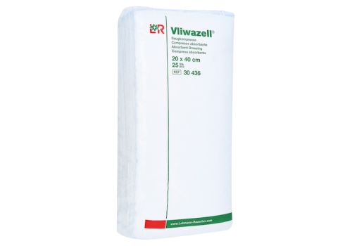 VLIWAZELL Saugkompressen unsteril 20x40 cm – PZN 02232884 (PZN 02232884)