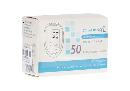 Gluco Check XL Blutzuckerteststreifen – PZN 07543519 (PZN 07543519)
