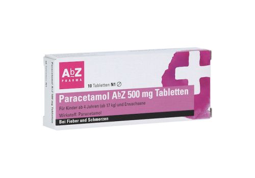 Paracetamol AbZ 500mg – PZN 01234473 (PZN 01234473)