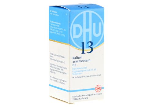 BIOCHEMIE DHU 13 Kalium arsenicosum D 6 Tabletten – PZN 00274921 (PZN 00274921)