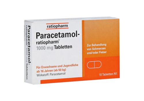 Paracetamol-ratiopharm 1000mg – PZN 09263936 (PZN 09263936)