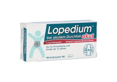 Lopedium akut bei akutem Durchfall – PZN 01939446 (PZN 01939446)