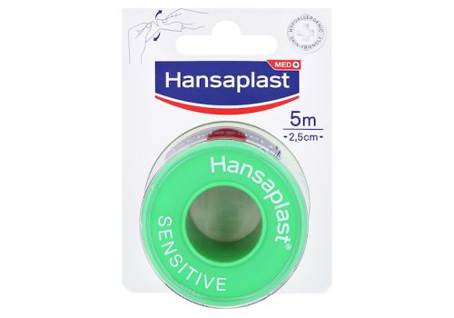 Hansaplast Fixierpflaster Sensitive 2,5 cm x 5 m – PZN 04778096 (PZN 04778096)