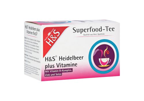 H&S Heidelbeer plus Vitamine Filterbeutel – PZN 13901354 (PZN 13901354)