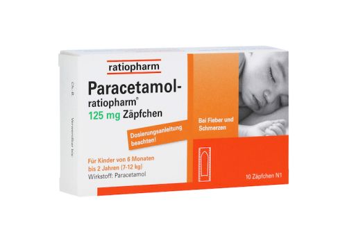Paracetamol-ratiopharm 125mg – PZN 03953580 (PZN 03953580)