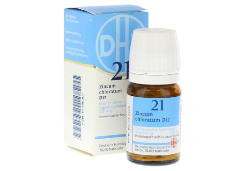 BIOCHEMIE DHU 21 Zincum chloratum D 12 Tabletten – PZN 01196301 (PZN 01196301)