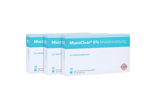 MUCOCLEAR 6% NaCl Inhalationslösung – PZN 03352998 (PZN 03352998)