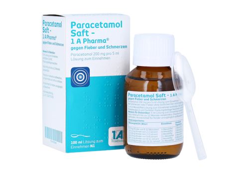 PARACETAMOL Saft-1A Pharma gg.Fieber u.Schmerzen – PZN 01970485 (PZN 01970485)