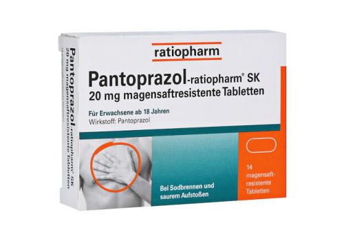 Pantoprazol-ratiopharm SK 20mg – PZN 05520856 (PZN 05520856)
