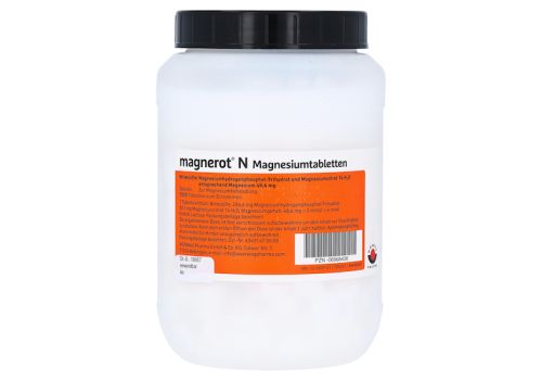 Magnerot N Magnesiumtabletten – PZN 06966436 (PZN 06966436)