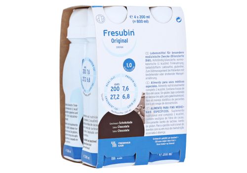 Fresubin Original Drink Schokolade Trinkflaschen – PZN 00041312 (PZN 00041312)