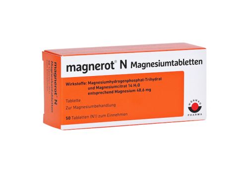 Magnerot N Magnesiumtabletten – PZN 06963337 (PZN 06963337)