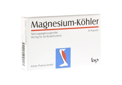 MAGNESIUM KÖHLER Kapseln – PZN 06103385 (PZN 06103385)