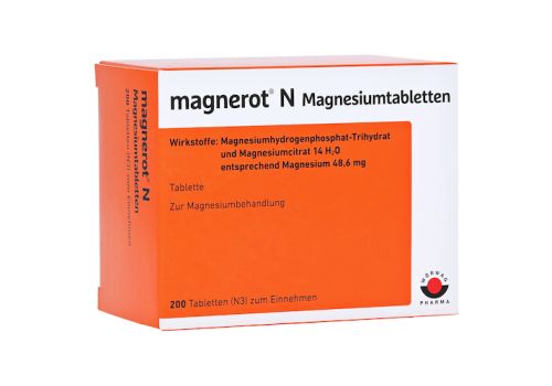 Magnerot N Magnesiumtabletten – PZN 06963366 (PZN 06963366)