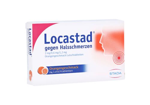 Locastad gegen Halsschmerzen 2mg/0,6mg/1,2mg Orange – PZN 11661087 (PZN 11661087)