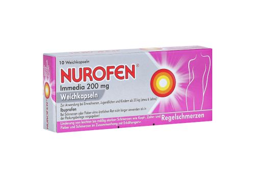 Nurofen Immedia 200mg Weichkapseln – PZN 00146519 (PZN 00146519)