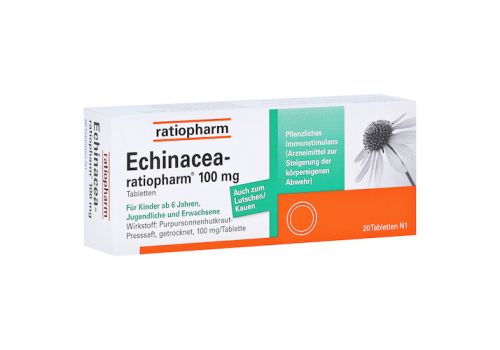 Echinacea-ratiopharm 100mg – PZN 03921806 (PZN 03921806)