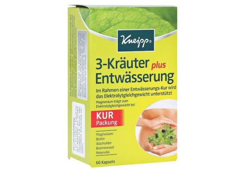 Kneipp 3-Kräuter Entwässerung Kapseln – PZN 05704042 (PZN 05704042)