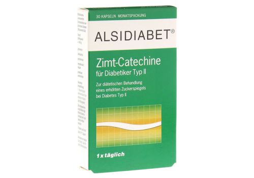 Alsidiabet Zimt Catechine f.Diab.Typ II Kapseln – PZN 03896675 (PZN 03896675)