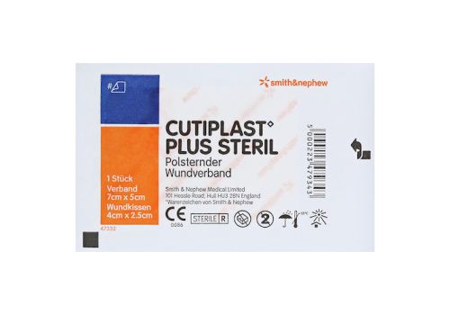 Cutiplast Plus Steril 5x7 cm Verband – PZN 09755734 (PZN 09755734)