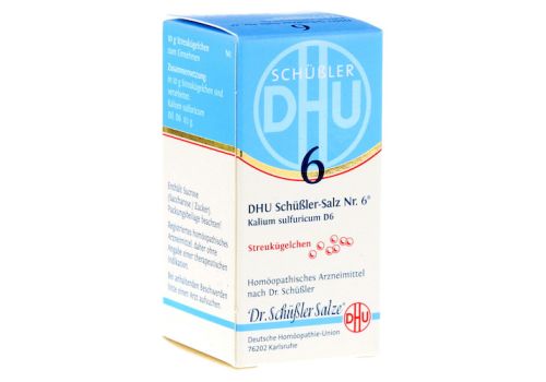 BIOCHEMIE DHU 6 Kalium sulfuricum D 6 Globuli – PZN 10545918 (PZN 10545918)