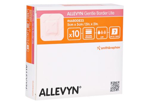 ALLEVYN Gentle Border Lite 5x5 cm Schaumverb. – PZN 09431196 (PZN 09431196)