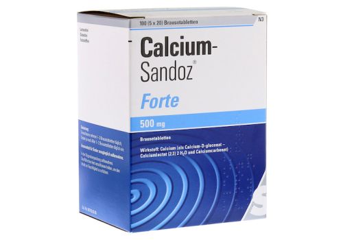 Calcium-Sandoz Forte 500mg – PZN 00169650 (PZN 00169650)